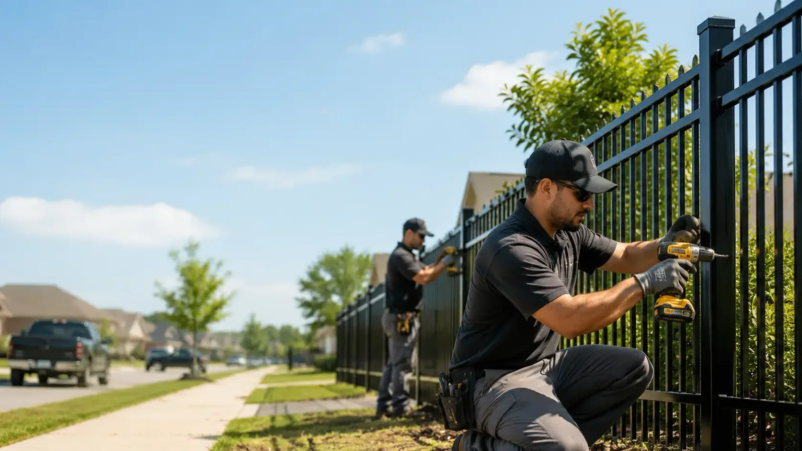 Metal Fence Installation in Afton, IA